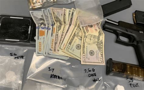 Felon arrested in San Rafael with loaded Glock, ounce of narcotics